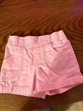 Pink Girls' Cotton Shorts